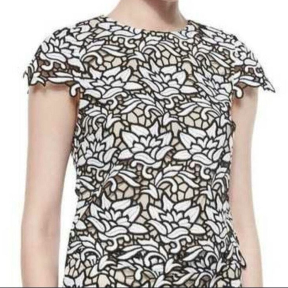 Alice + Olivia Cap Sleeve Top